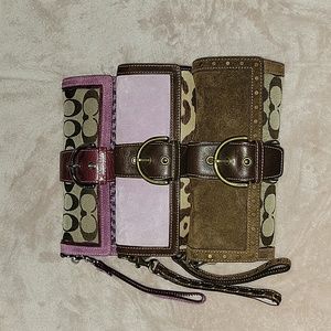 Vintage Coach Wristlets
